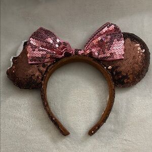 Disney Parks Minnie Ears Chocolate 2022 Brown Exclusive Ice Cream Headband
